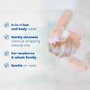 Mustela Certified Organic Cleansing Gel - Natural Hair & Body Wash with Olive Oil & Aloe Vera - For Baby, Kid & Adult - Fragrance Free, Tear Free, Vegan & Biodegradable - 13.52 fl. oz.