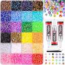 16000Pcs Resin Jelly Rhinestones for Bedazzling, MixedColor 4mm Flatback Gems for Diamond Art, Bedazzler Kit with 3Pcs 10ml B7000 Jewelry Glue for DIY Crafting Crafts Book Shoes Nail Art