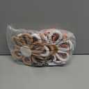 Zeyune 6 Pcs Boho Nursery Daisy Flower Wall Art Decor Woven Macrame Wall Pediments Boho Daisy Floral Nursery Art Decor for Home Bedroom Decorations(Classic Color,Yarn and Cotton Rope)