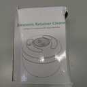 Dental Ultrasonic Retainer Cleaner Machine - 45kHz Dental Cleaning Pod with 4 Modes, Digital Timer & 200ML Capacity for Denture, Mouth Guard, Aligner, Night Guard, Braces, Toothbrush Head & Jewelry (Black)