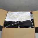 CAB55 2 Ball Bowling Bag with 4 Wheels, Double Bowling Ball Bag with Separate Shoe Compartment, (Up To US Men Size 16), and Multiple Multifunctional Accessory Pockets (Black)