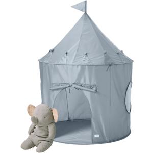 3 Sprouts Kids Play Tent - Sustainable Recycled Fabric – Fun Spacious Childs Playhouse for Indoor Games for Boys & Girls - Durable Fort Pop Up House for Toddlers & Children Age 3-10 - Blue