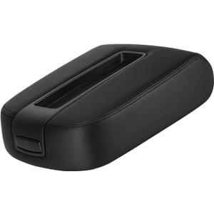 Black Center Console Lid Cover Fit for Chevrolet Silverado 1500 2500HD 3500HD GMC Sierra 2500 HD 3500HD Tahoe Suburban 2007-2014 Silverado Avalanche GMC Sierra 1500 Yukon 2007-2013 Armrest Box Cover