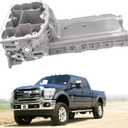 Aluminum Upper Engine Oil Pan Replacement for Ford F-250 F-350 F-450 F-550 Super Duty 6.7L V8 2011-2019 F-650 Super Duty 6.7L V8 2018-2019 DC3Z-6675-A DC3Z-6675-B DC3Z6675A BC3Z-6675-A Mustrod