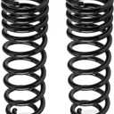 Variable - Rate Rear Heavy Duty Coil Springs for 2009-2018 Ram 1500 2wd 4wd with 70% Extra Load Capacity (1200 Pounds) with a Subtle Height Adjustment, Black