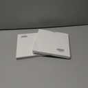 2 x 39 Inch Wall Cord Hider Self-Adhesive Flexible for TV Home Audio RG6 Coaxial Cable, PVC Cable Concealer for Home and Office, Cover Cable Raceways, White (1 M)