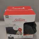 Sunbeam Electric Royal Luxe Microplush Heated Blanket, 12 Heat Settings, 12-Hour Auto Shut-Off, Fast Heating, Warm & Cozy, Machine Washable, Mushroom Color, Full (84" x 72")