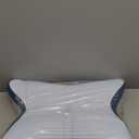 Cervical Pillow for Neck Pain Relief - Ergonomic Neck Pillow for Sleeping Contour Memory Foam Pillows with Cooling Pillowcase, Orthopedic Bed Pillow for Side Back Stomach Sleepers (Light Blue)