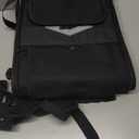 Dog Bike Basket, Foldable Pet Bike Carrier Backpack with Safety Strap, Waterproof Pet Bike Basket Suitable for Small Cats Kitten Puppy Dogs New Black (New Version in Black)