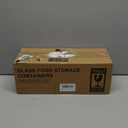 6Pack 13oz Glass Meal Prep Containers, Small Round Glass Food Storage Containers Sets with Snap Leak Proof Lids for Microwave, Freezer and Dishwasher Safe (Grey, 13oz)