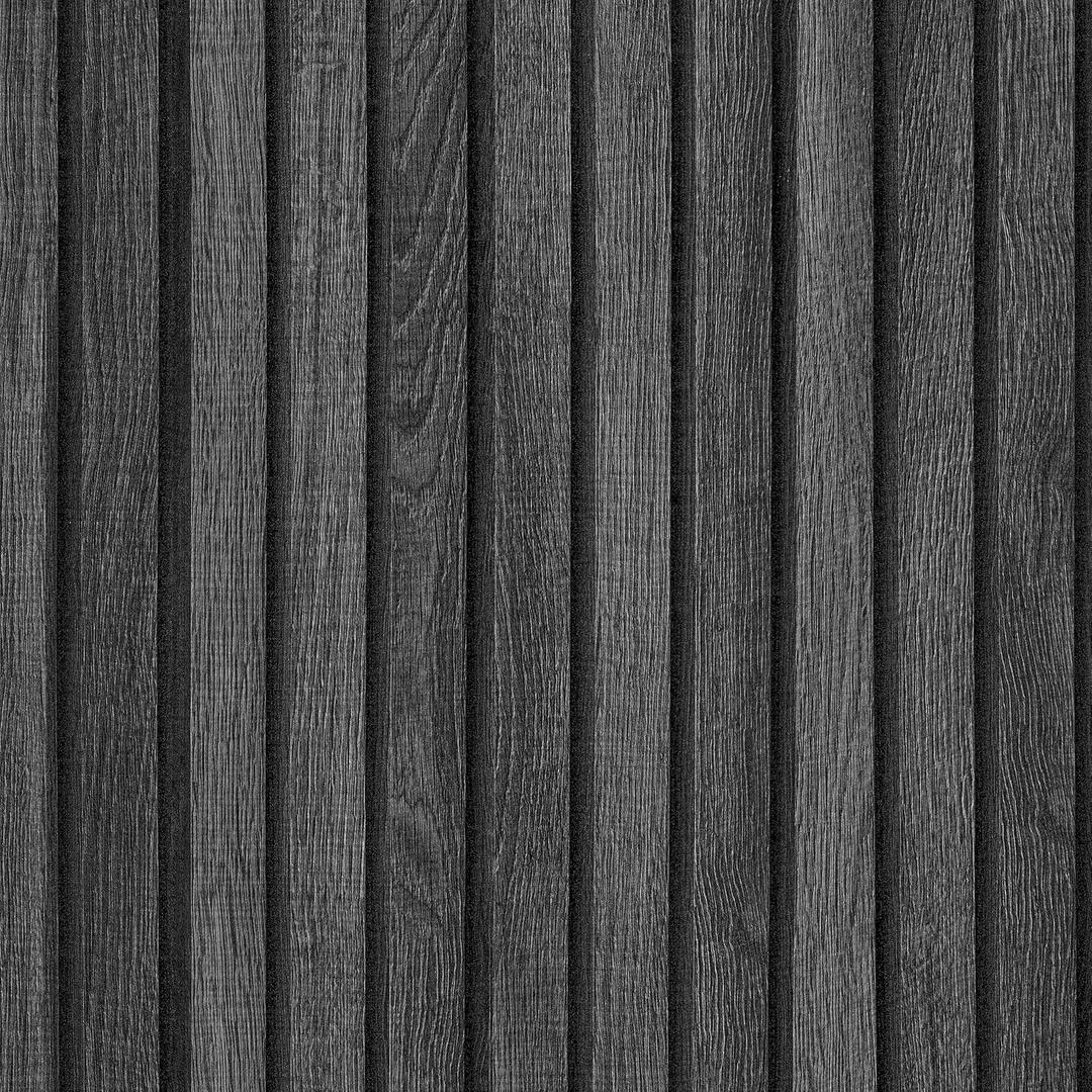 VEELIKE Charcoal Black Wood Slat Wallpaper Peel and Stick Modern Wood Panel Wallpaper for Accent Walls Backdrop 24''x354'' Self Adhesive Removable Slat Wall Paneling for Bedroom Bathroom Living Room