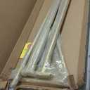 BOSURU Gold Pipe Clothing Racks Freestanding, Modern Metal Clothes Rack Heavy Duty, Easy Assemble Clothing Rack for Hanging Boutiques and Bedroom 59" L