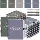 Honoson 30 Sets Appreciation Gifts Bulk for Employee Teacher Thank You for Being Awesome Spiral Notebook with Pen Thank You Journal for Coworker Team Vet Tech Medical Assistant(Gentle Morandi Color)