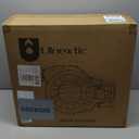 Retractable Garden Hose Reel, 1/2 in x 125 ft Wall Mounted Hose Reel, 10-Pattern Spray Nozzle, Any Length Lock/Slow Return System/Wall Mounted/180Swivel Bracket