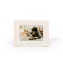 2 x Textured Picture Frame with Stand, PU Leather, Multiple Colors Available(Brown)