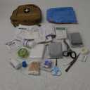 Carlebben EMT Pouch MOLLE Ifak Pouch Tactical MOLLE Medical First Aid Kit Utility Pouch (With Medical Supplies Tan)