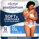 Always Discreet Postpartum UW XL, 14ct.