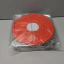 ADLKGG Paper Lanterns Decorations, Red Black Gold Hanging Round Paper Lanterns for Graduation, BBQ Party Supplies, Mickey Mouse Themed Birthday, Pirate Theme Casino Poker Party Decor Set of 21