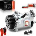 A-Premium Air Conditioner AC Compressor with Clutch Compatible with Chevrolet Malibu 1.5L 2016-2020