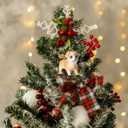 Jetec Angel Dog Memorial Christmas Ornaments for Tree French Bulldog with Gold Wings Hanging Ornament Remembrance Pooch Gifts for Christmas Xmas Loss of Dog