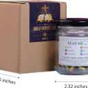 2 x Bible Verses Jar  92 Color-Coded Scriptures, Christian Gift for Women, Men, Friends, Christmas, Sweetest Day, Encouragement & Sympathy