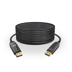 DP1.4 Fiber Optic Cable 10m(32.8ft), Ultra High Speed 32.4Gbps DisplayPort Cable 8K@60Hz 4K@144Hz 2K @165Hz Slim Braided Cable