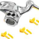 Car Hunter Tire Machine Duck Head, Tire Changer Mount Demount Duck Head Tool Mount Demount Head with 4 Pair Rim Protector Cast Steel for Car Tire Machine Coats Tire Changer (28mm)