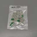 Multi-use Electrode Clip, Versatile and Durable for 3.0/4.0/Snap/Grabber/Tab Connections (Transparent Green)