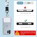 3 x Phone Lanyard Crossbody Phone Strap, Tropical Cell Phone Lanyard for Around The Neck Shoulder Wristlet Strap (Dolphins)