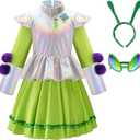 ReliBeauty Alien Costume for Girls Costume Kids Halloween Toddler (3T-4T/100)