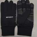 AURUZA Cycling Gloves for Men Winter Cold Weather, Five Fingers Touch Screen Winter Gloves for Men, Waterproof Anti-Slip Warm Gloves Liners for Cycling Biking Walking Sporting Driving, Small