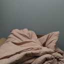 Bedsure Queen Comforter Set - Pink Soft Bedding for All Seasons, Cationic Dyed Bed Set, 3 Pieces, 1 Queen Size Comforter (90"x90") and 2 Pillow Shams (20"x26"+2")