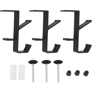 Garland Stocking Hangers Removable Headphone Hanger Holder Aluminium Alloy Student Desk Backpack Hook for Living Room Kitchen Bedroom