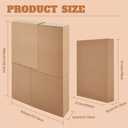Ireer 2 Set Picture Shipping Box 40" x 60" x 4" Corrugated Cardboard Adjustable Boxes for Shipping TV Picture Mirror Moving Packing Glass Storage Supplies