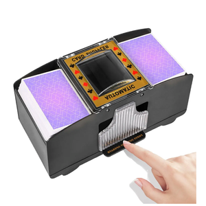 Automatic Card Shuffler 2/1/4/6 Deck,Battery-Operated Electric UNO Poker Shuffler,Playing Card Shuffler for Home Card Game,Travel