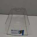 iDesign Stackable Clear Plastic Extra Long Storage Bin, Organizer for Kitchen Cabinet or Pantry
