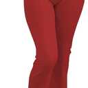 Nismruc Lounge Pants Women Casual Petite Comfy Trousers (XX-Large, Big Red)