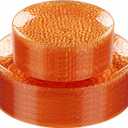 Rubtlamp 60Pcs Orange Plastic Plates, Orange Plastic Disposable Plates With Hammered Design, Party Platos Fancy Disposable Platos Include 30Dinner Plate,30Desssert Plate For Party