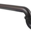 Kingston Brass CC5125 Vintage 1-1/2 in. P-Trap with Bell Flange, 19 in. Length, 18 Gauge, 19'' (L) x 3'' (W) x 5-1/16'' (H), Oil Rubbed Bronze