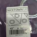 NICETOWN Blackout Room Darkening Window Curtain Triple Weave Home Decoration Solid Ring Top Blackout Room Darkening Drape for Bedroom (Single Panel, 42 x 63 inch, Royal Purple)