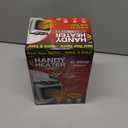 Ontel Handy Heater Turbo Wall Outlet Plug In Heater – Portable Indoor Ceramic Space Heater w/Adjustable Thermostat, 12-Hour Timer, Auto Shut Off, Quiet – Plug In Wall for Office, Bedroom, Camping