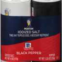 Morton Iodized Salt and McCormick Pepper Shaker Set, 5.25 Ounce (Pack of 12)