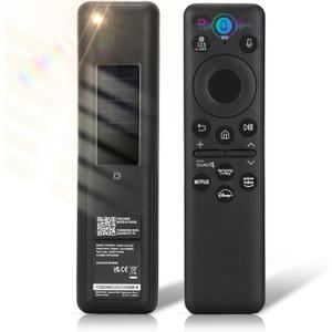 BN59-01455A Solar Voice Remote(Black), Replaces of BN59-01455A Samsung Remote, Compatible with Samsung Smart TV QLED TV Series S95C,LS03D,QN50,QN55,QN60,QN65,QN70,QN80,QN85,QN90