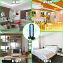 Home Disinfection Device,UV Light Sanitizer for Dust Mites, Ultraviolet Light Sanitizer for Room,UVO 254 Lamp,UVC Lamp with Remote Control