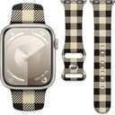 2 x Watch Band Compatible with Apple Watch 38mm 40mm 41mm 42mm Soft Silicone Wristbands Replacement Strap with Classic Clasp for iWatch Series SE 10 9 8 7 6 5 Utral for Women