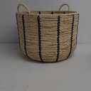 Baskets, Set of 2 for Home, Office, Dorm Room, Living Room, Bedroom, Bathroom, Nursery Storage and Organization (17x17x12inch/15x15x11inch)