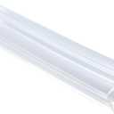 Shower Door Side Seal Strip,79 Inch H-Type Frameless Shower Door Seal, H-Type Shower Door Sweep for 1/4"(6mm) Thick Glass