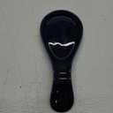 GDCZ Porcelain Spoon Rest - Large Spoon Holder Utensil Rest for Kitchen Counter Stove Top, Navy