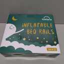 LUMARA Inflatable Bed Rail for Toddlers 2 Pack  Portable Travel Bed Bumpers for Kids Fits Twin Full Queen King Size Beds  NonSlip Safety Guard Rails