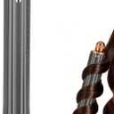 Long Conical Barrel Attachment Compatible with Dyson Airwrap HS01 HS05 HS08 Attachment, Adjustable Bidirectional Hair Curling Iron Accessories Create Bouncy Curls or Waves(Nickel/Copper, 1.2in)